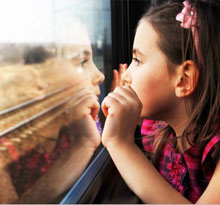 окно поезда
